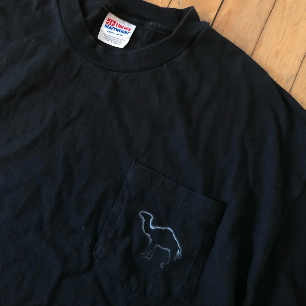 Vintage Cropped camel pocket T-shirt - Picture 4 of 5